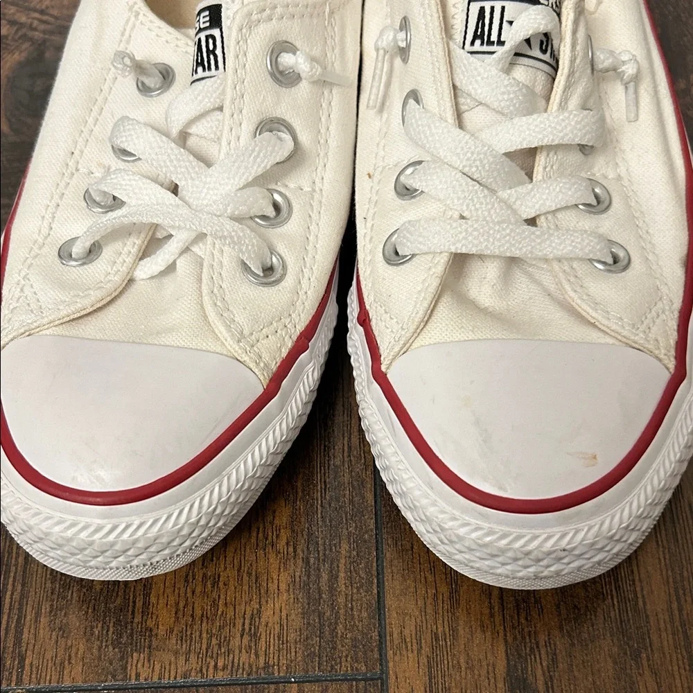 Converse Chuck Taylor All Star Off White Stretch back Slip on Sneakers size 8 - Picture 2 of 7